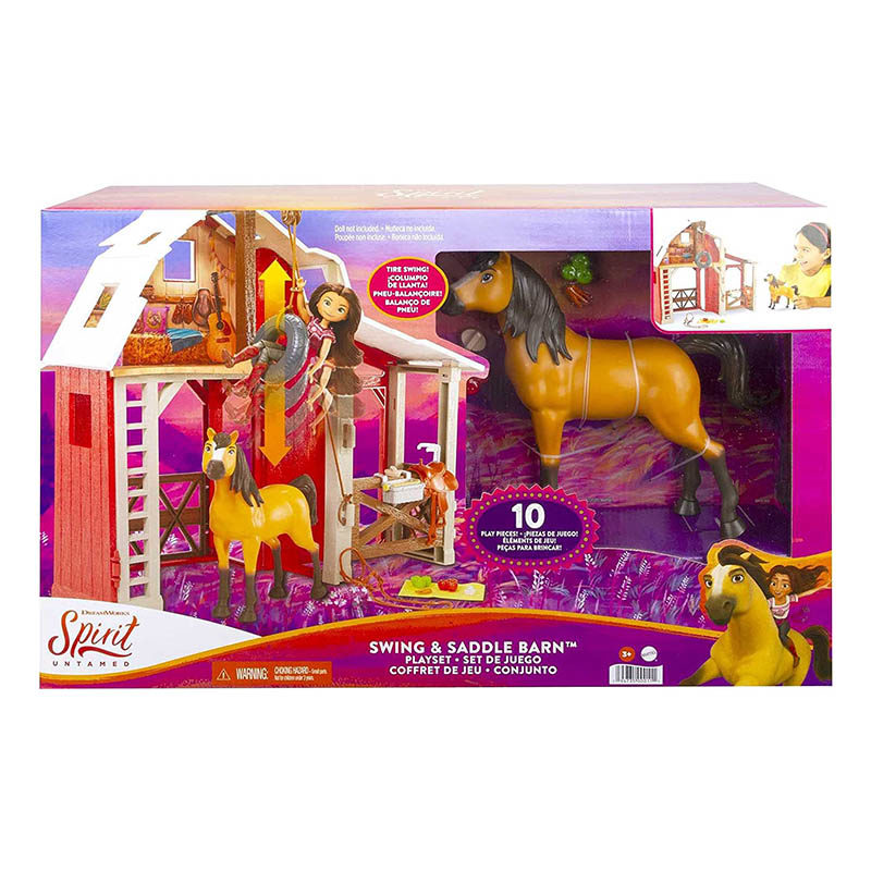 Spirit ongetemd met schuur playset - Afbeelding 3