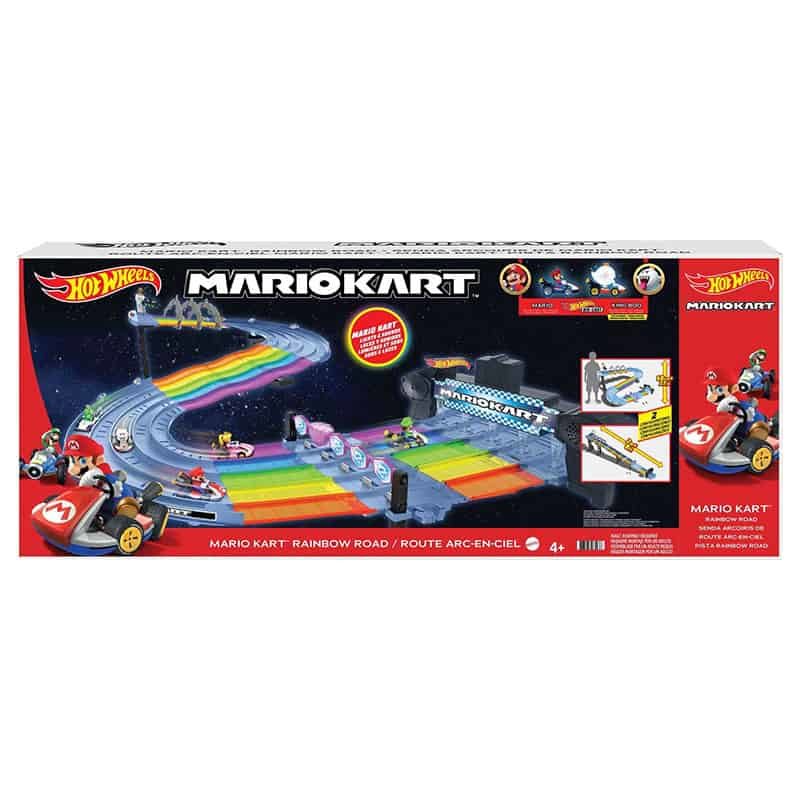 Hot Wheels Mario Kart Rainbow Road Raceway - Afbeelding 9