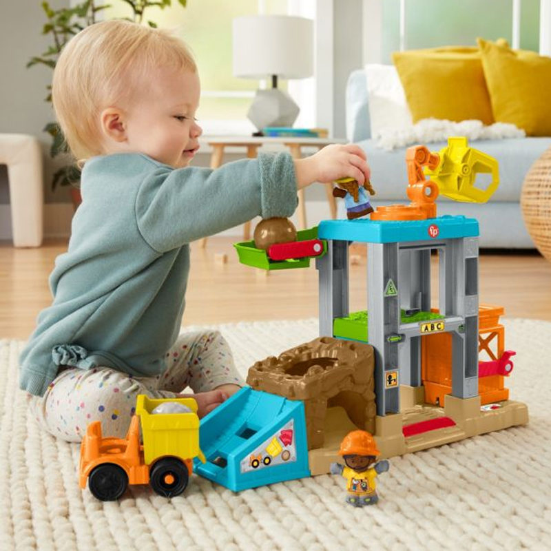 Fisher Price Little People Bouwplaats Leren laden - Afbeelding 2