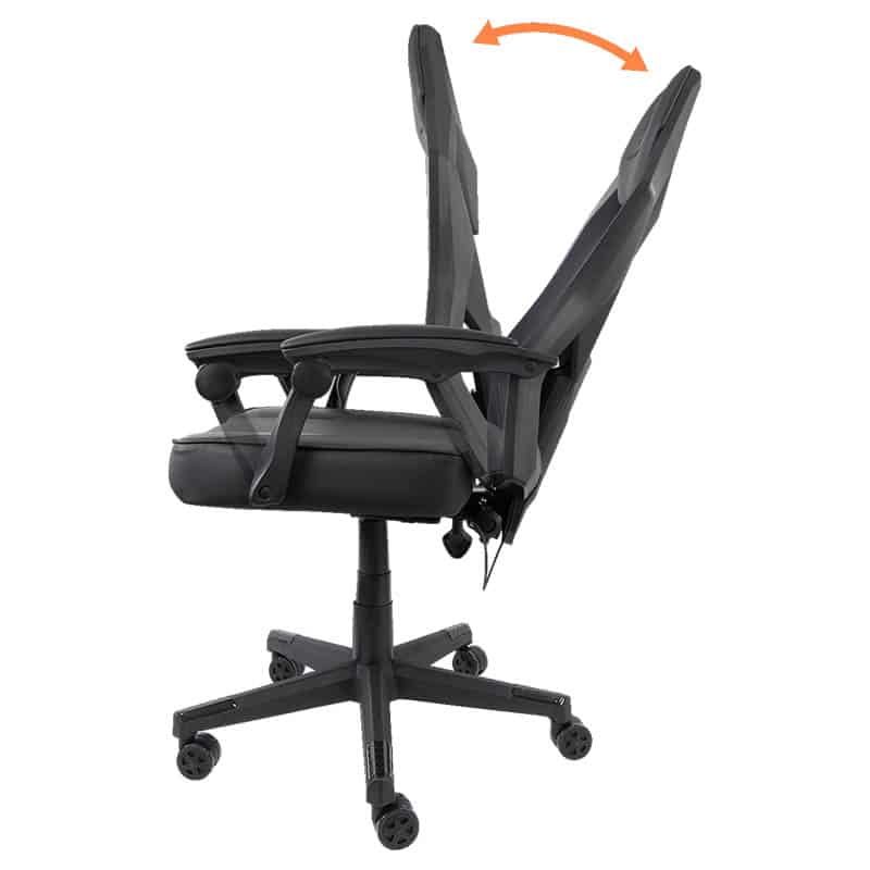 Deltaco Gaming Stoel met RGB-licht 39 modi (zwart) - Afbeelding 2