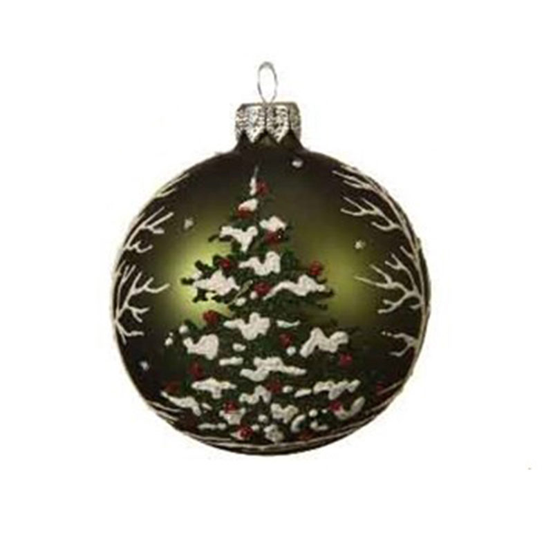 Kerstbal glas boom - Afbeelding 3