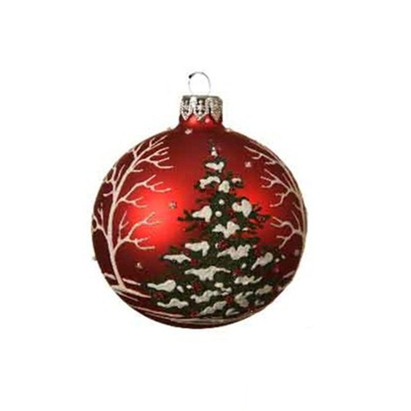 Kerstbal glas boom - Afbeelding 4