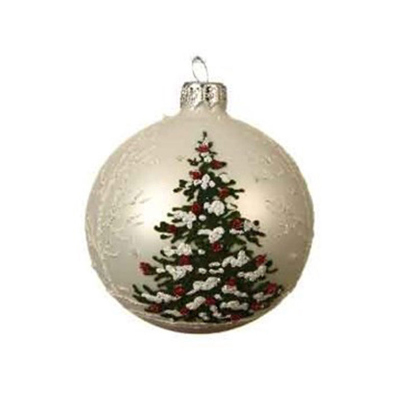 Kerstbal glas boom - Afbeelding 2