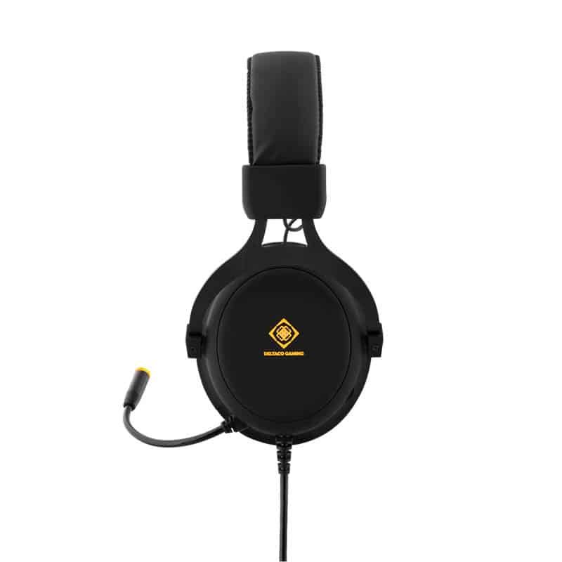 Deltaco Gaming Over-ear headphone mic met LED zwart - Afbeelding 5