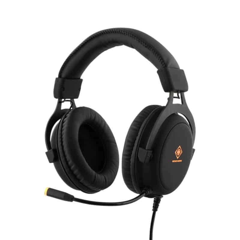 Deltaco Gaming Over-ear headphone mic met LED zwart