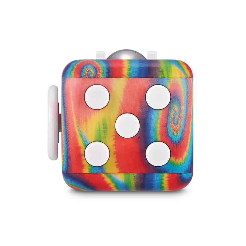 Zuru Fidget Cube Rainbow Tie Dye 8101GU Q2 Anti Stress Speelgoed friemelkubus Happyland