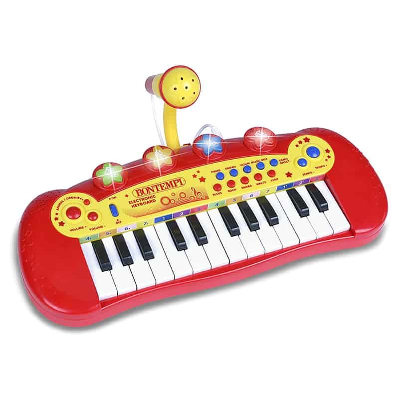 Keyboard electronisch 24 toetsen, met microfoon