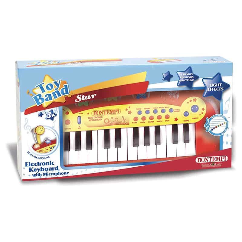 Keyboard electronisch 24 toetsen, met microfoon - Afbeelding 2