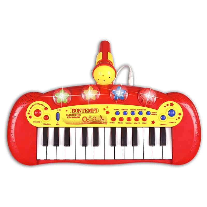 Keyboard electronisch 24 toetsen, met microfoon - Afbeelding 4