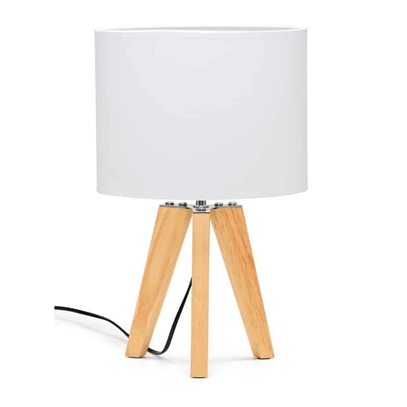 S&P Schemerlamp (42cm) hout wit mood