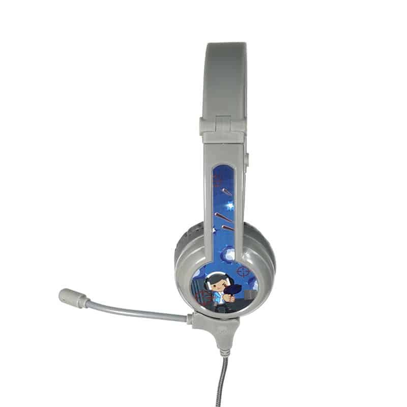 Buddyphones on ear gaming met microfoon - grijs - Afbeelding 2