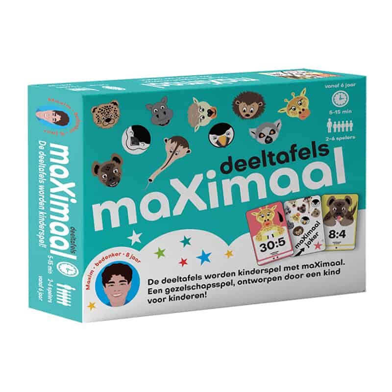 Maximaal Deeltafels (deelsommen) gezelschapsspel - Afbeelding 2