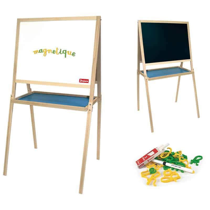 Jeujura Krijt- en magneetbord met krijtbak - multifuncties