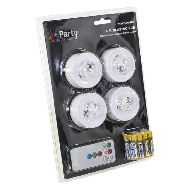 Party set 4 Astro lights (LED/strobe/flash) - Afbeelding 6