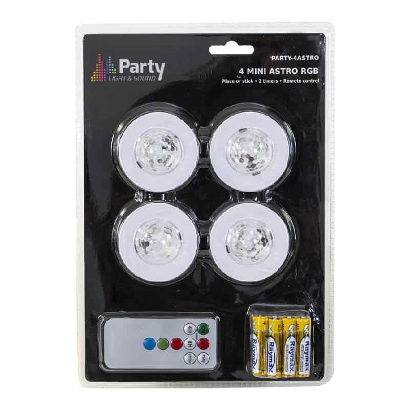 Party set 4 Astro lights (LED/strobe/flash) - Afbeelding 7