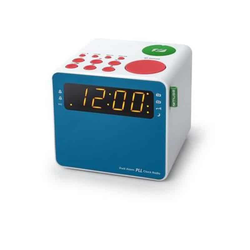 Muse Wekkerradio dual alarm met radio