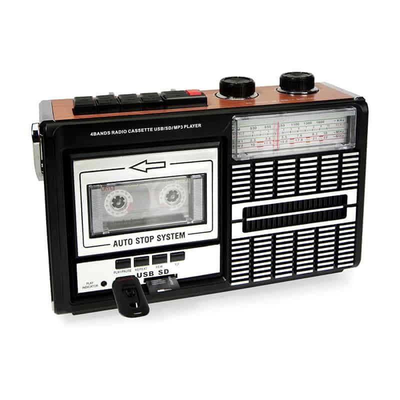 80's Radio Cassettespeler (USB/SD)
