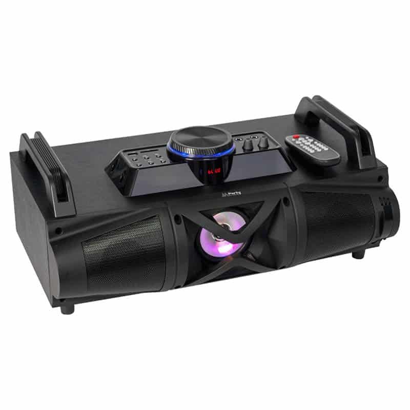Party Compacte speaker (USB/SD/radio/LED-licht)