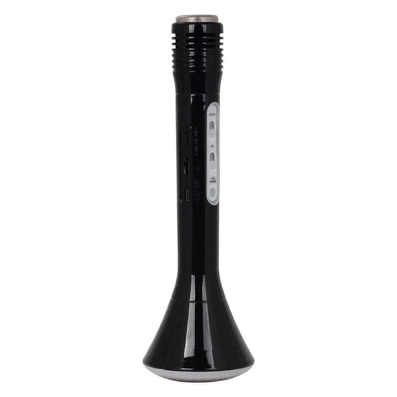 Party bluetooth karaoke microfoon zwart