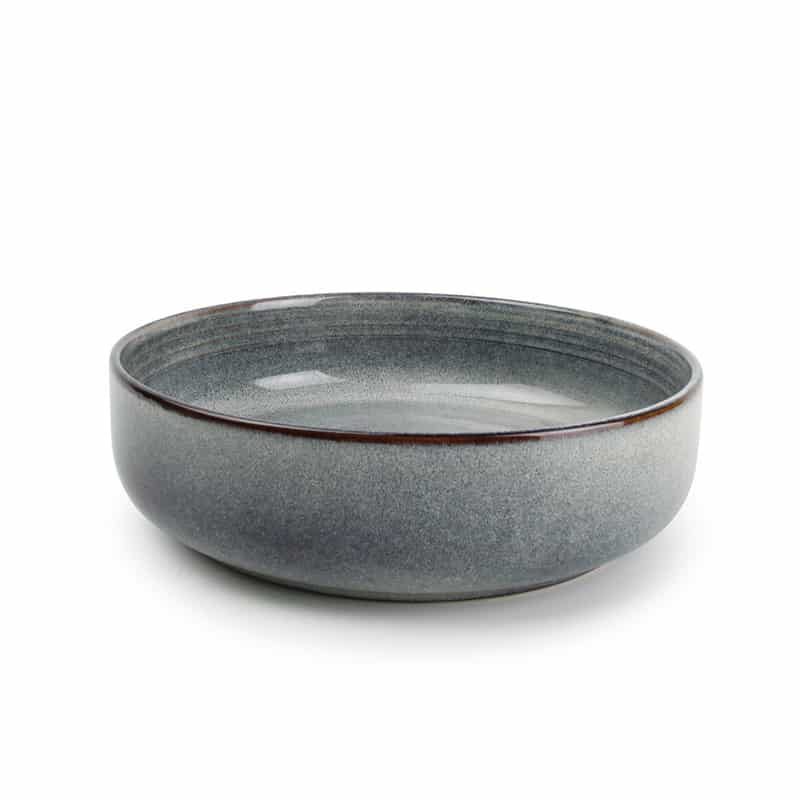 Duna diep bord 22xH6cm blauw