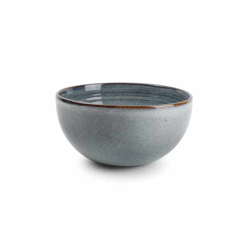 Duna kom 14xH6,5cm blauw