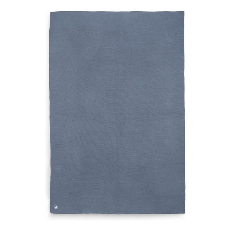 Jollein Deken bed (100x150cm) basic knit jeans blue - Afbeelding 5
