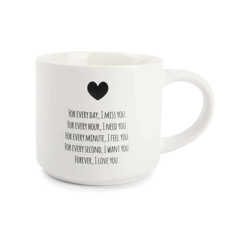 Beker met tekst Amor 46cl