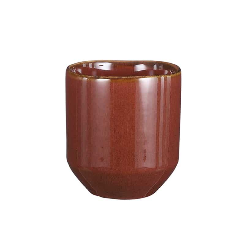 Rhea beker bruin 9xø8cm