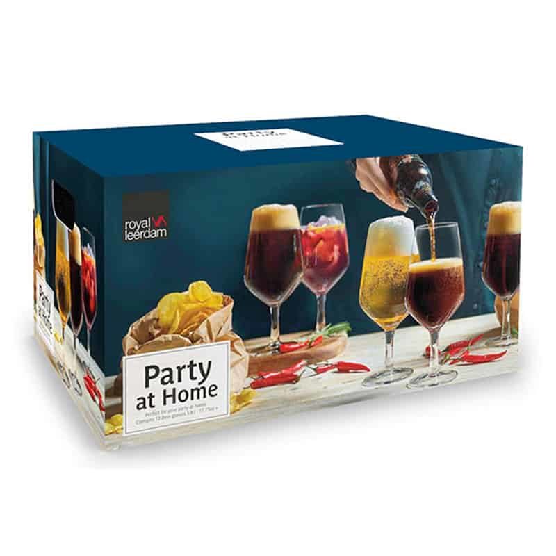Royal Leerdam 12 bierglazen - Afbeelding 2