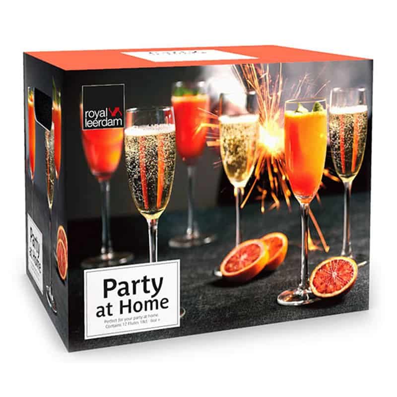 Royal Leerdam 12 Champagneglazen - Afbeelding 2