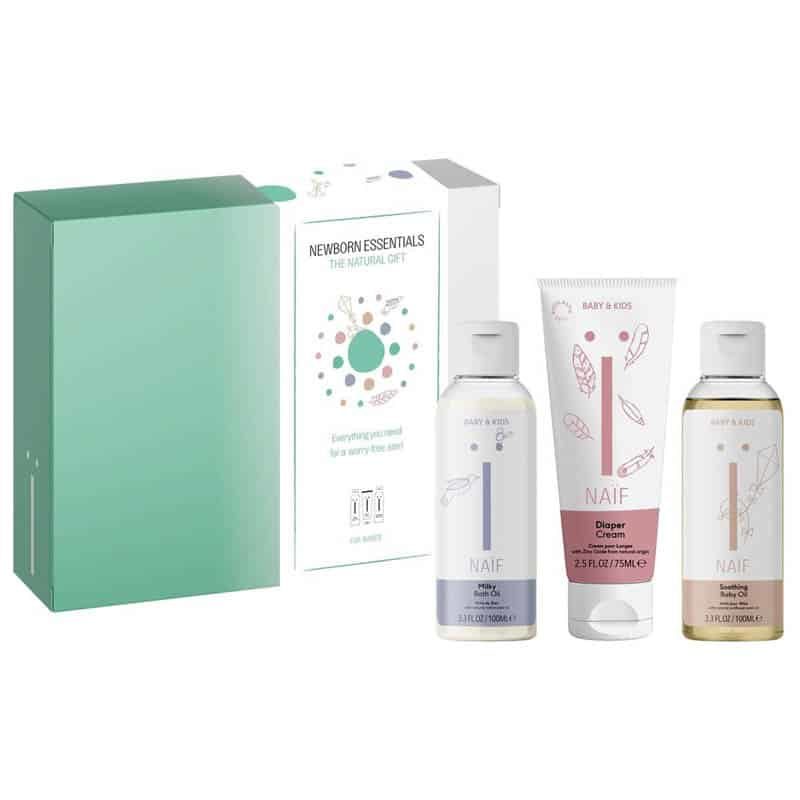 Naïf Newborn Essentials - de natuurlijke cadeauset voor pasgeboren baby's