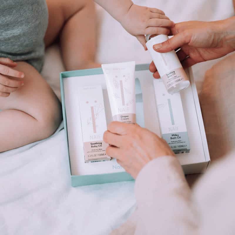Naïf Newborn Essentials - de natuurlijke cadeauset voor pasgeboren baby's - Afbeelding 3