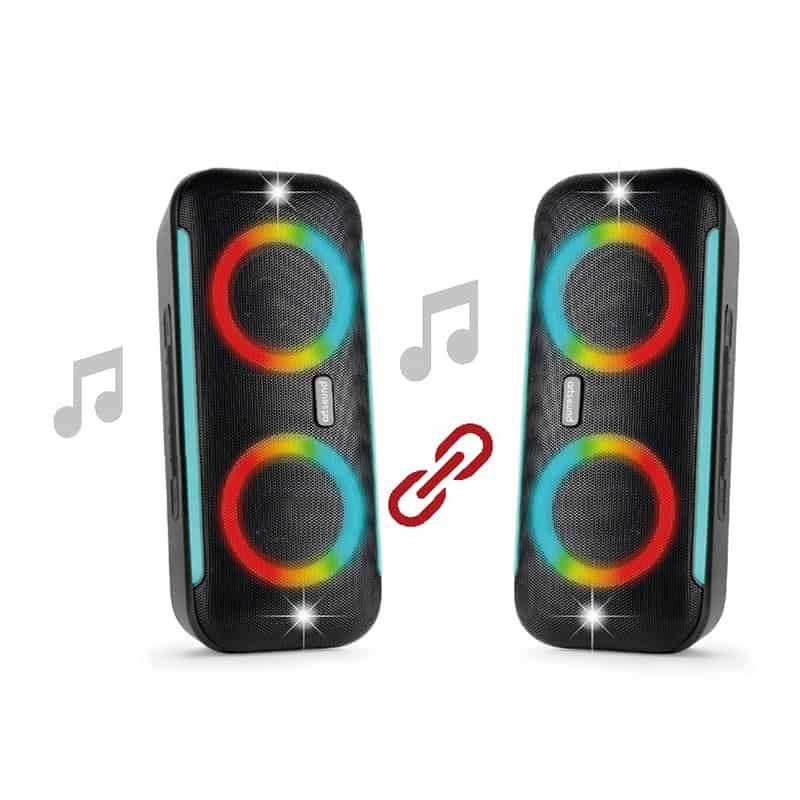 Artsound lightbeats large portable zwart speaker - Afbeelding 7
