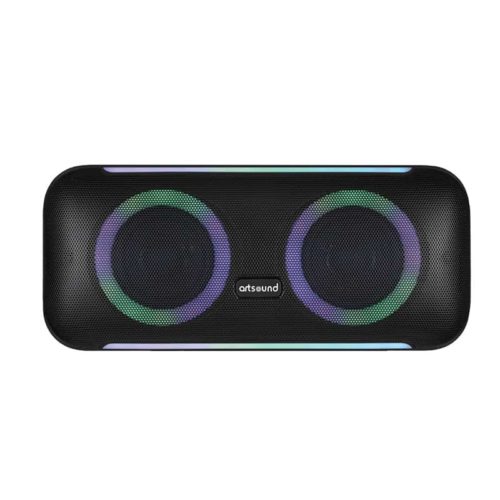 Artsound lightbeats large portable zwart speaker