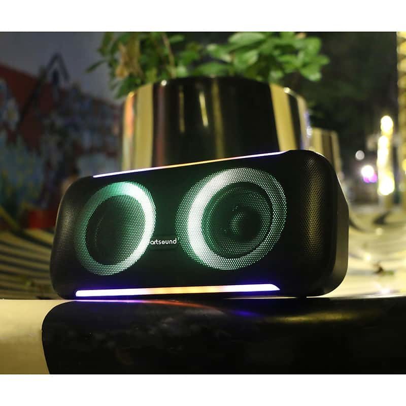 Artsound lightbeats large portable zwart speaker - Afbeelding 3