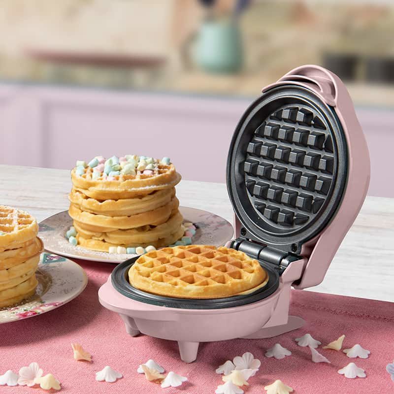 Bestron Wafelijzer Ego (550W) roze - Afbeelding 2
