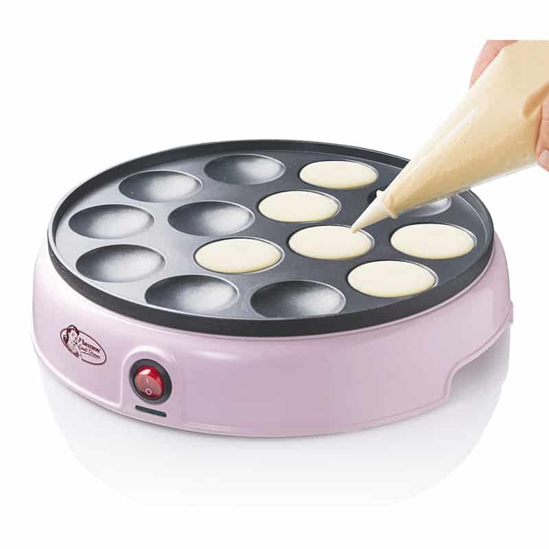 Bestron Poffertjesmaker voor 14 poffertjes (800 W) roze - Afbeelding 5