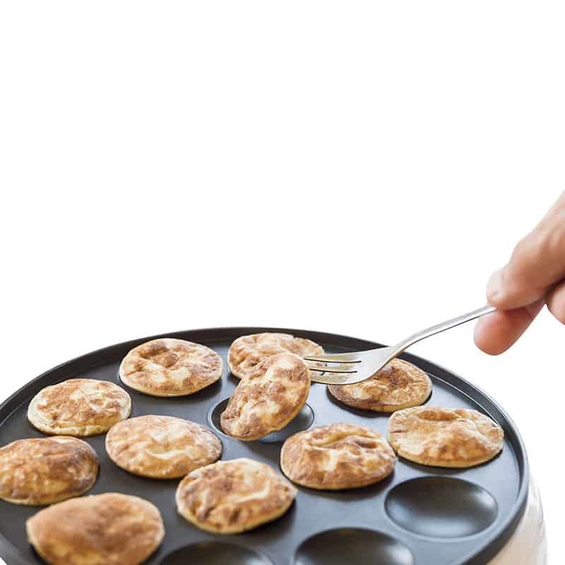 Bestron Poffertjesmaker voor 14 poffertjes (800 W) roze - Afbeelding 4