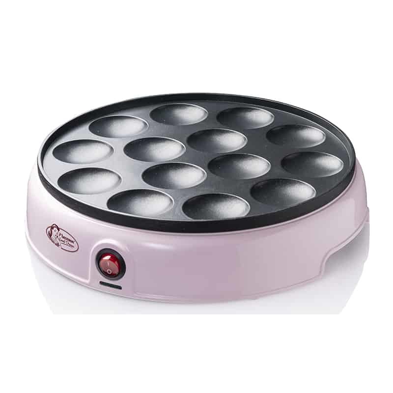 Bestron Poffertjesmaker voor 14 poffertjes (800 W) roze - Afbeelding 6