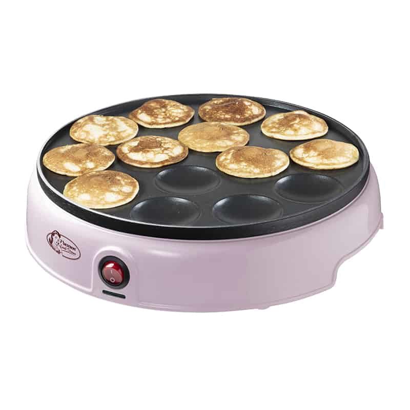 Bestron Poffertjesmaker voor 14 poffertjes (800 W) roze - Afbeelding 2