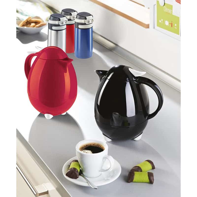 Leifheit Thermos Columbus rood - Afbeelding 2