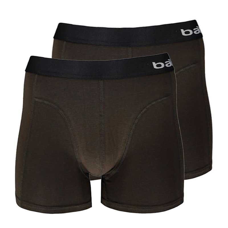 Bamboo Boxer (2 stuks) heren zwart