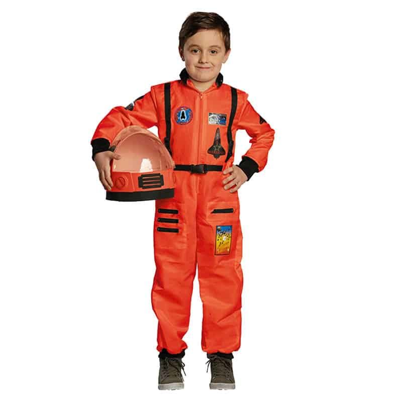 Verkleedkostuum Astronaut orange (4-12 j)