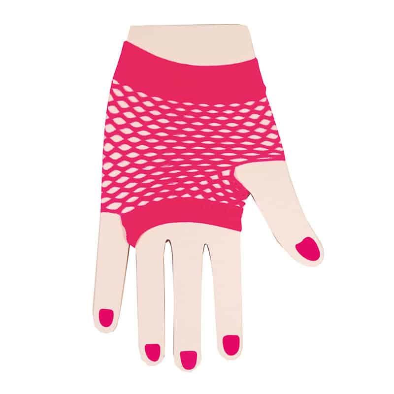 Handschoen kort visnet neon - Afbeelding 4