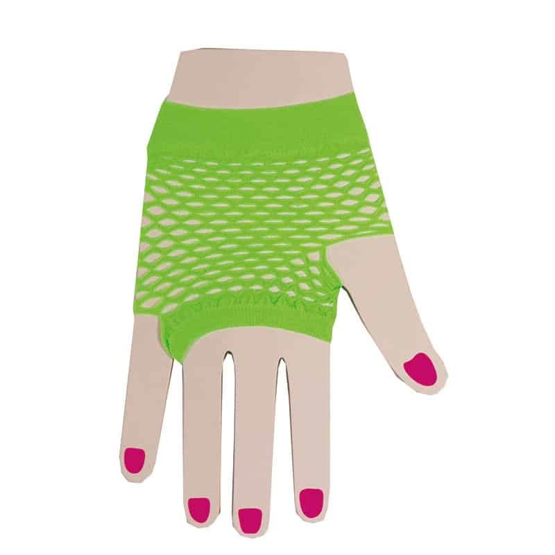 Handschoen kort visnet neon - Afbeelding 2