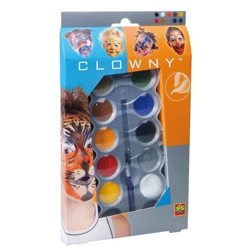 Clowny Aquaschmink 10 kleuren