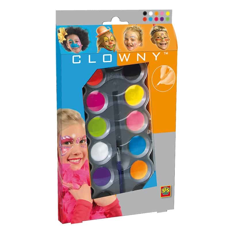 Clowny Aquaschmink 10 kleuren - Afbeelding 2