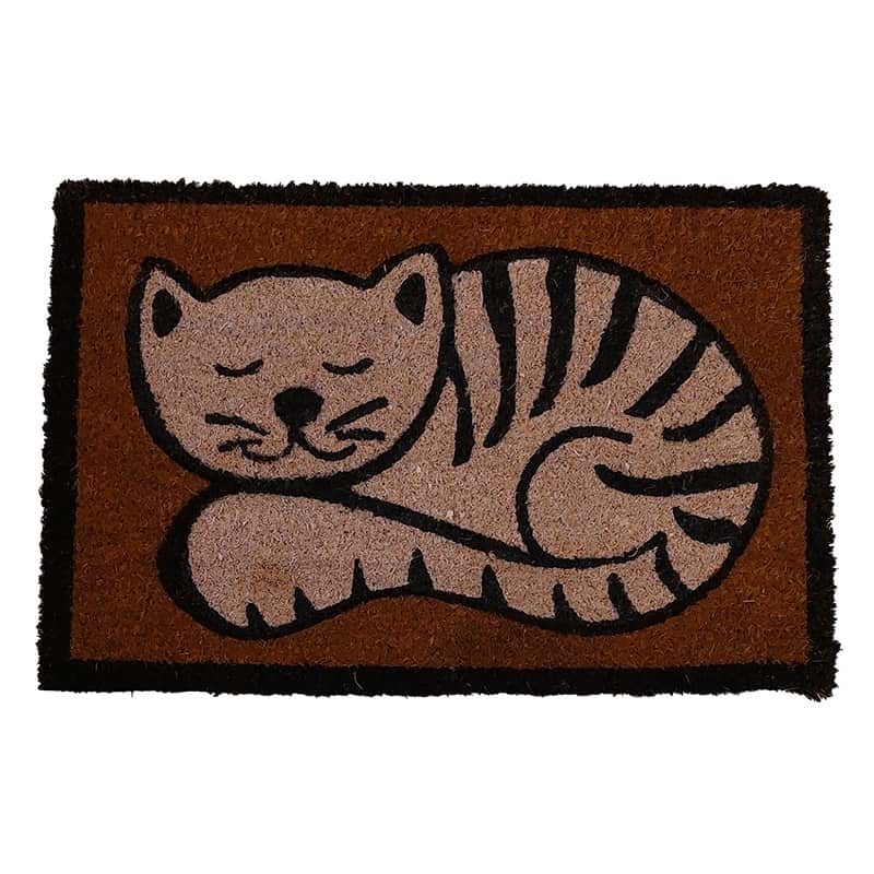 Mat kokosvezel 40x60cm 'Kat' met pvc onderaan