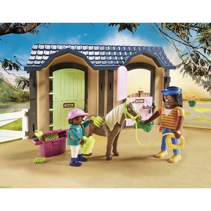 Playmobil Country: Rijlessen met paardenboxen (70995) - Afbeelding 8