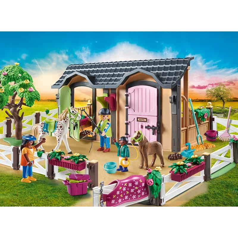 Playmobil Country: Rijlessen met paardenboxen (70995) - Afbeelding 4